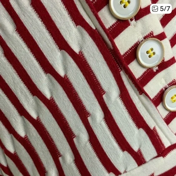 Anthropologie Maeve Paladino Textured Wrap Dress Size XL - Picture 2 of 8